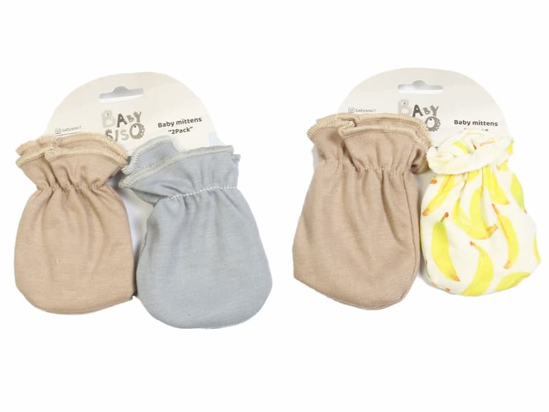 دستکشهای نوزادی با رنگهای ملایم مناسب نوزاد تازه متولد شده